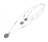 Collana 10 Buoni Propositi Donna in Acciaio N-9824 - N-9824
